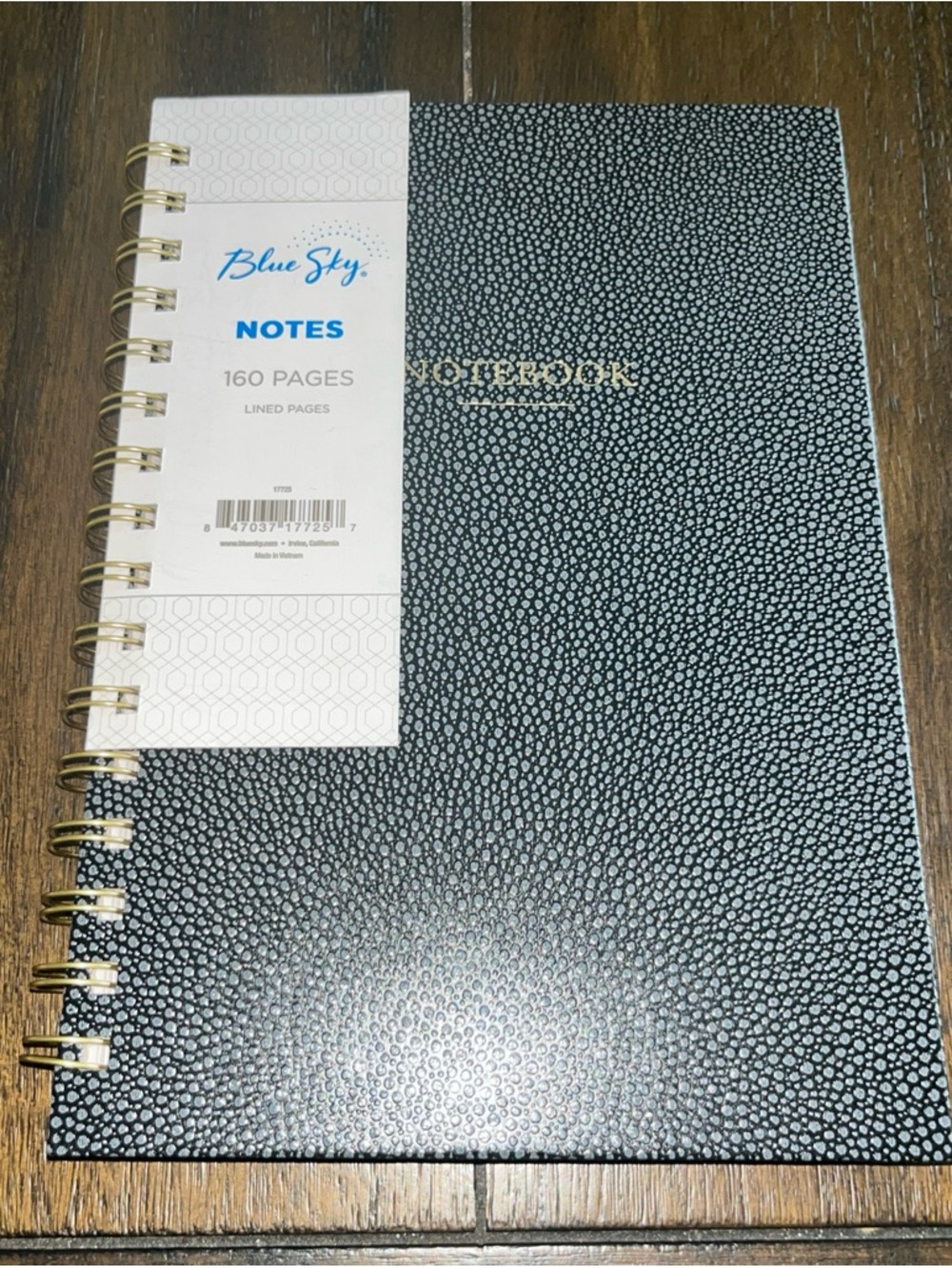 Blue Sky Professional Hardcover Executive Notebook, 160 Ruled Pages NEW!